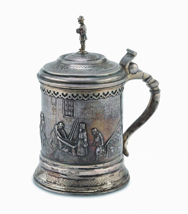 PICCOLO TANKARD PUNZONE MOSCA 1889