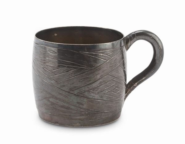 TAZZA PUNZONE MOSCA 1883