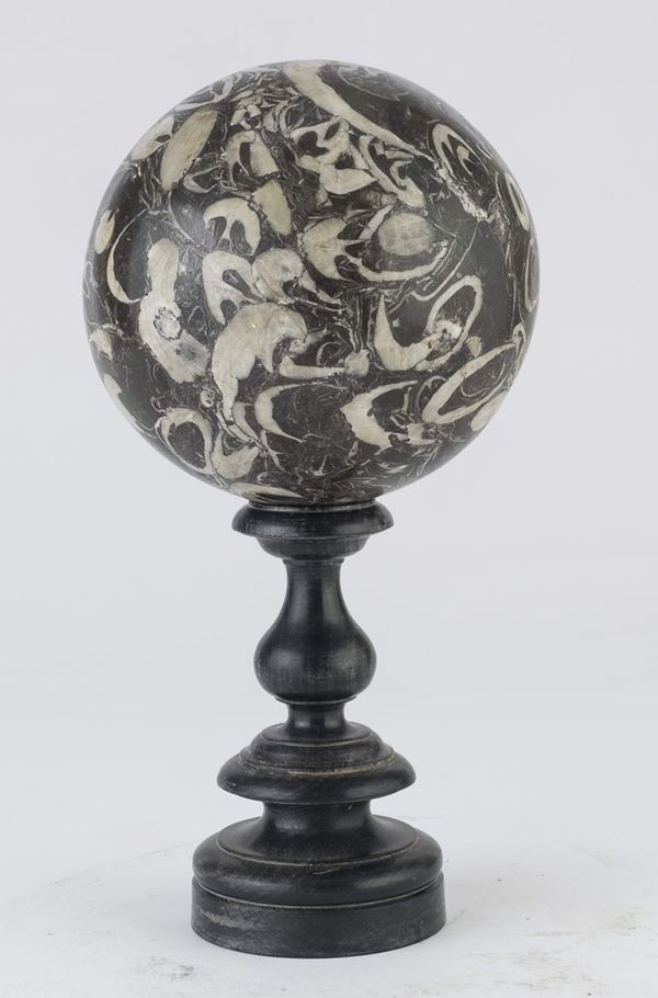 SFERA IN MARMO LUMACHELLA