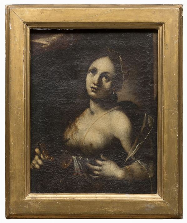 DIPINTO LUCREZIA DI PITTORE LOMBARDO