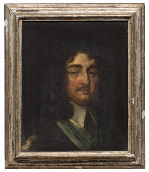 RITRATTO DI CARLO II D&#39;INGHILTERRA DI PITTORE INGLESE