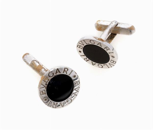 COPPIA GEMELLI DA POLSO BULGARI