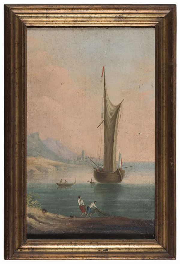DIPINTO VELIERO FRANCESE