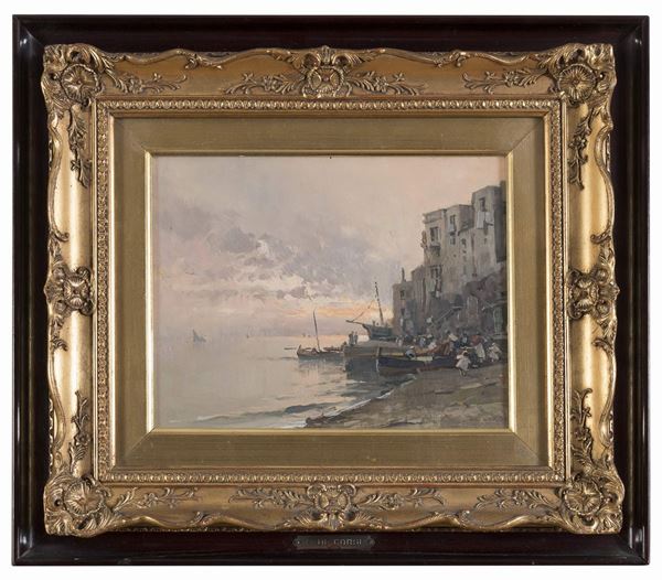 DIPINTO PORTICCIOLO DI NICOLAS DE CORSI