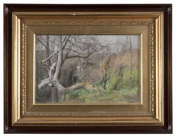 PASTELLO ALBERO DI GIUSEPPE CASCIARO