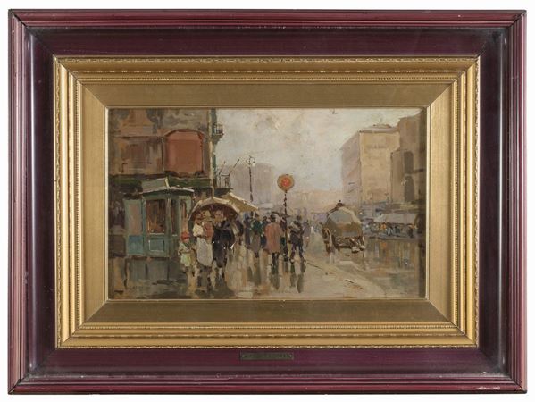 DIPINTO NAPOLI DI NICOLAS DE CORSI