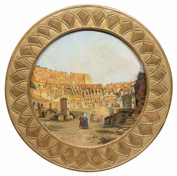 COPPIA VEDUTE DI ROMA FIRMATE ALEXANDER