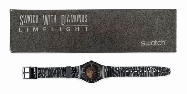OROLOGIO SWATCH WITH DIAMONDS, LIMELIGHT II 1987