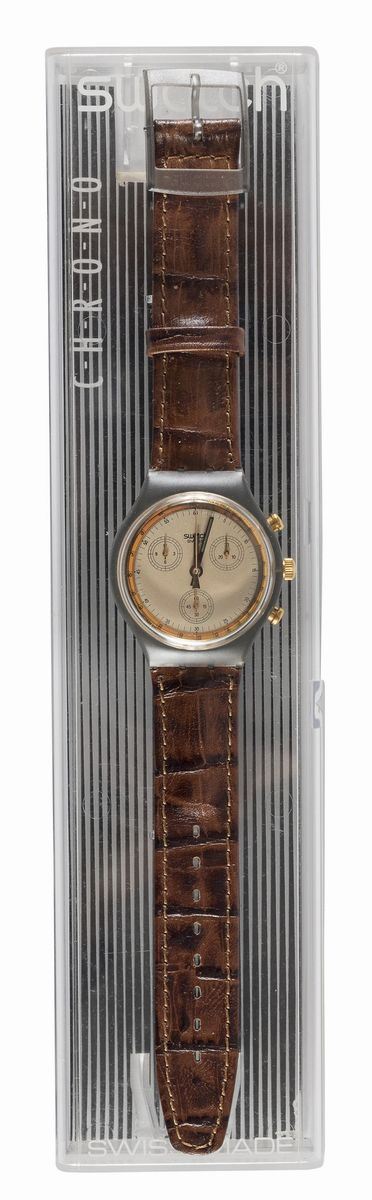 OROLOGIO SWATCH CHRONO GOLDFINGER