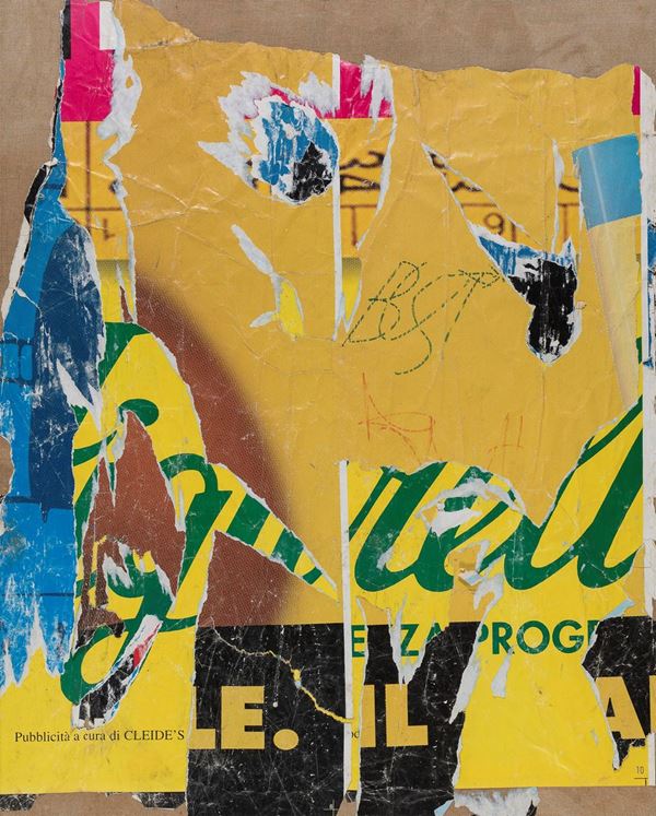 DECOLLAGE DI MIMMO ROTELLA