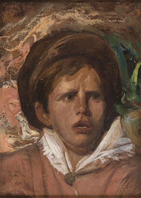 DIPINTO SALTIMBANCO DEL NOVECENTO