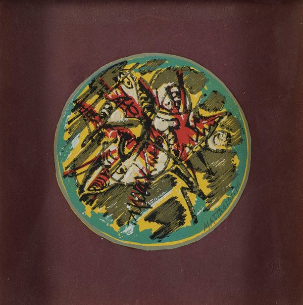 TEMPERA DI UMBERTO MASTROIANNI
