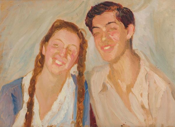 DIPINTO GIOVANI DOUBLE-FACES