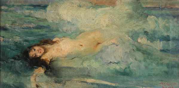 DIPINTO SIRENA DI GIUSEPPE RIVAROLI