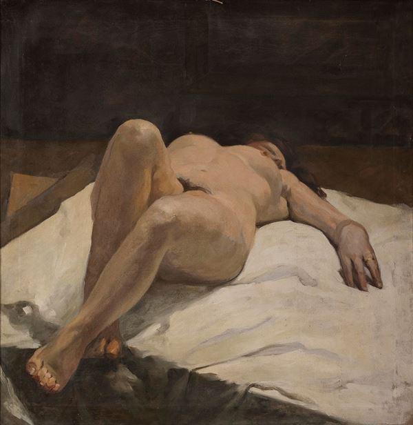 DIPINTO NUDO DI DONNA DEL NOVECENTO