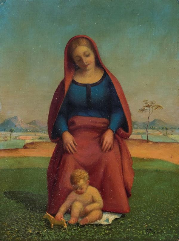 DIPINTO MADONNA COL BAMBINO