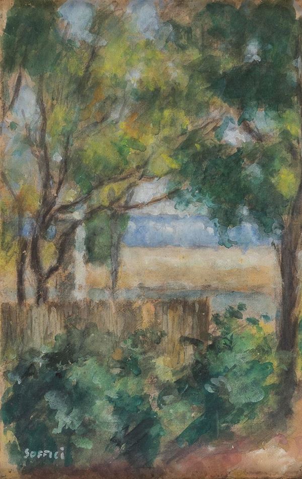 ACQUERELLO DI ARDENGO SOFFICI