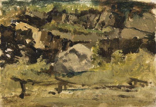 DIPINTO PAESAGGIO DI PITTORE PIEMONTESE
