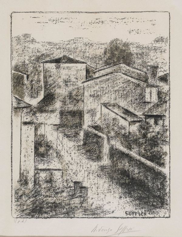 LITOGRAFIA DI ARDENGO SOFFICI