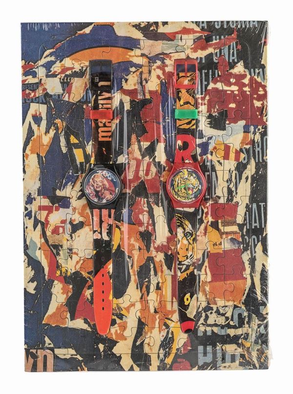 DUE OROLOGI SWATCH DESIGN MIMMO ROTELLA