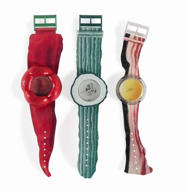 SERIE DI TRE OROLOGI SWATCH ONE MORE TIME