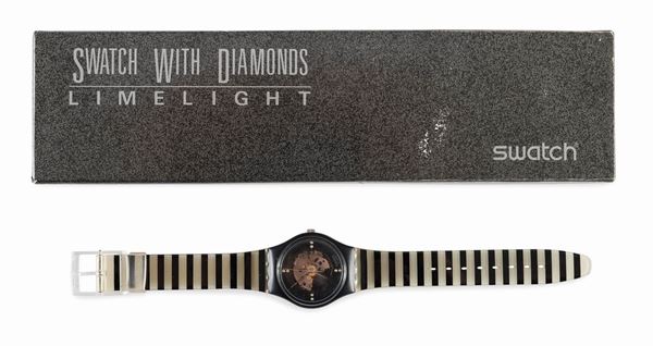 OROLOGIO SWATCH WITH DIAMONDS, LIMELIGHT II 1987