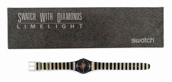 OROLOGIO SWATCH WITH DIAMONDS, LIMELIGHT II 1987