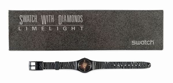 OROLOGIO SWATCH WITH DIAMONDS, LIMELIGHT II 1987