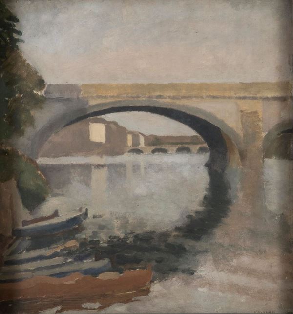 DIPINTO PONTE UMBERTO I DI DAPHNE MAUGHAM