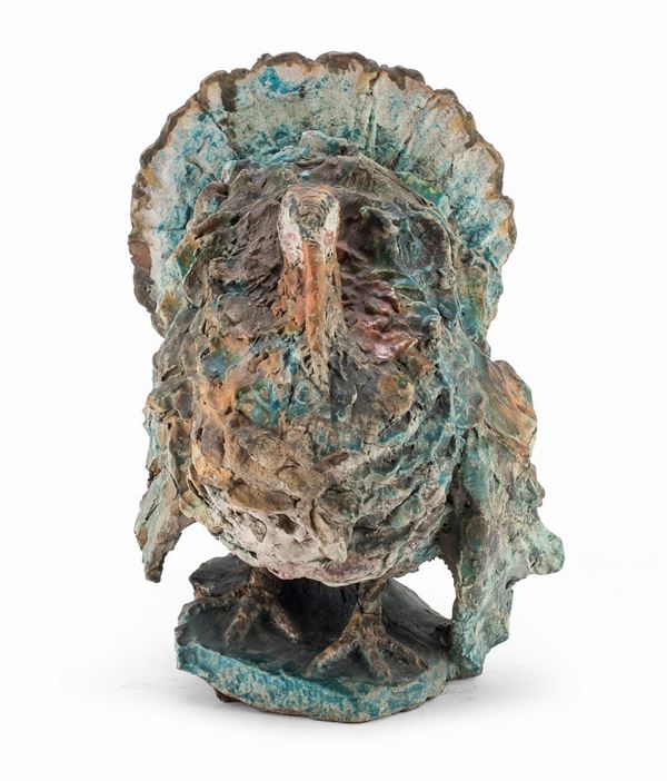 TACCHINO IN TERRACOTTA DI MARCELLO FANTONI