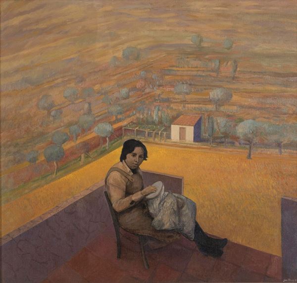 DIPINTO RICAMATRICE DI JOHN PICKING