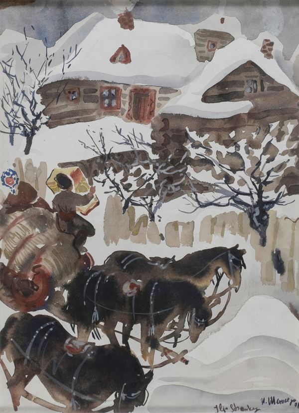 ACQUARELLO DI SCHENKER ILYA YAKOVICH