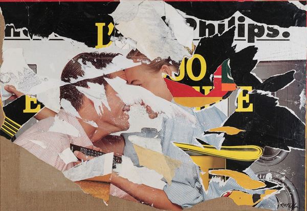 DECOLLAGE DI MIMMO ROTELLA