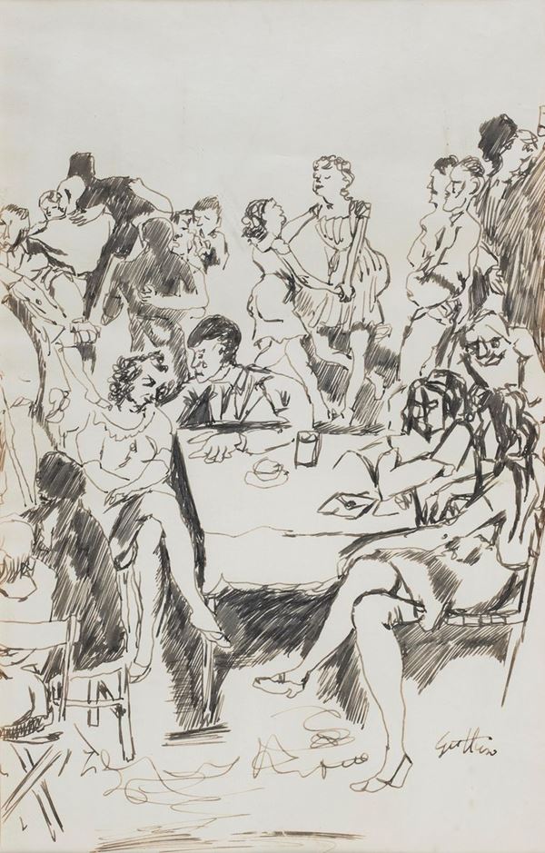 DISEGNO DI RENATO GUTTUSO