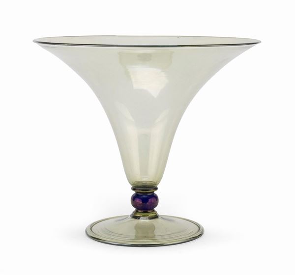 GRANDE VASO IN VETRO ANNI &#39;40