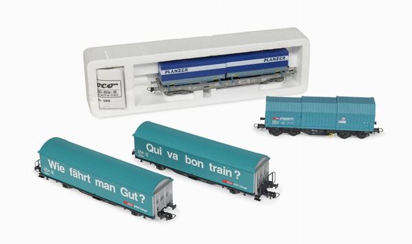 LOTTO CARRI MERCI SBB ROCO
