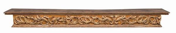 GRANDE MENSOLA IN LEGNO LACCATO