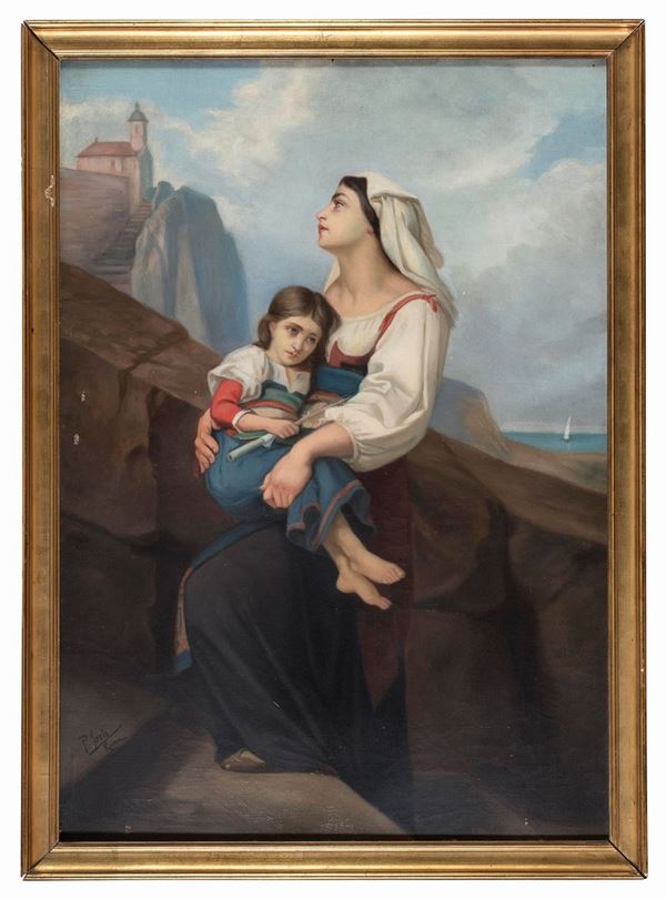POPOLANA CON BAMBINA DI PIO JORIS