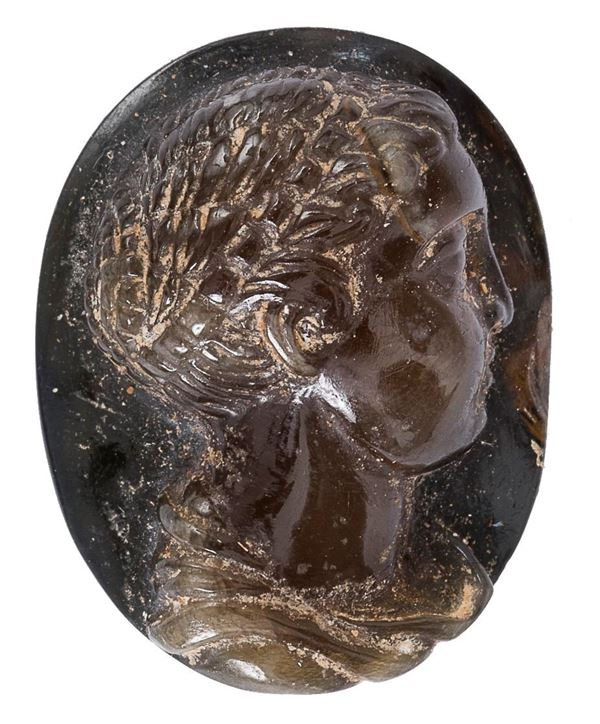 CAMMEO DI GLITTICA IN PIETRA DURA