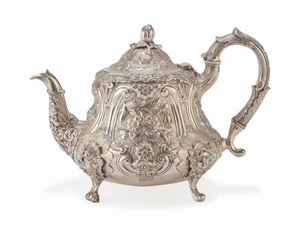 TEIERA CESELLATA IN ARGENTO, LONDRA 1846