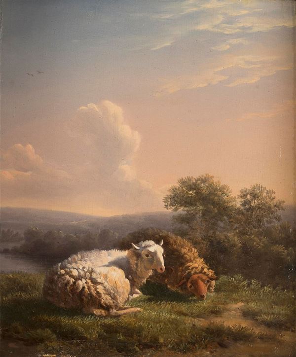 PAESAGGIO ATTRIBUITO A JEAN LOUIS DE MARNE