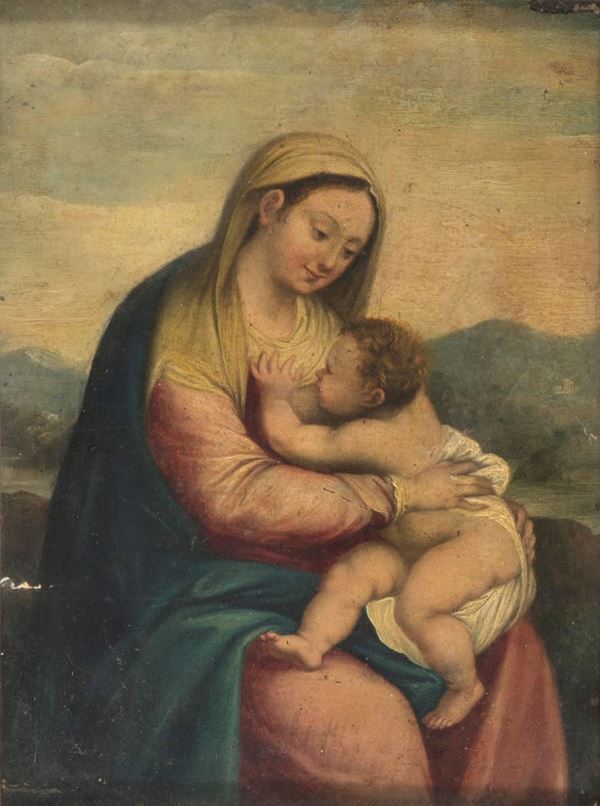 RIPRODUZIONE DI DIPINTO ANTICO