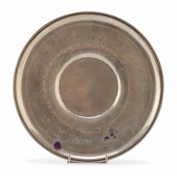 PIATTO IN ARGENTO, GENAZZI MILANO