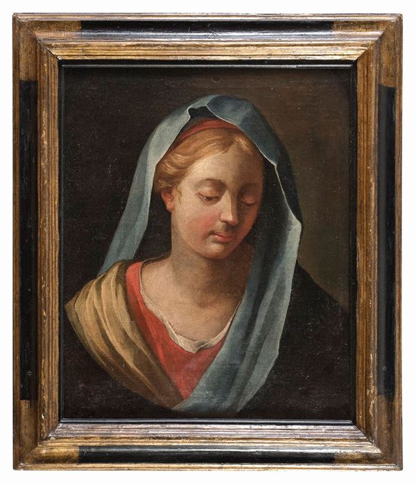 RITRATTO DELLA VERGINE DI PITTORE ROMANO