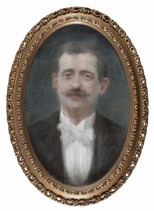 PASTELLO RITRATTO ATTRIBUITO A VINCENZO IROLLI