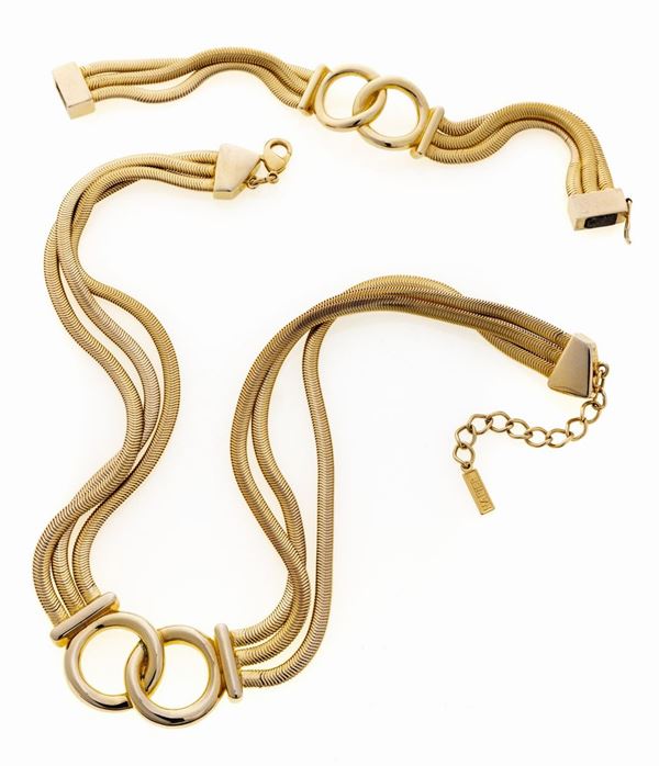 PARURE DI GIROCOLLO E BRACCIALE