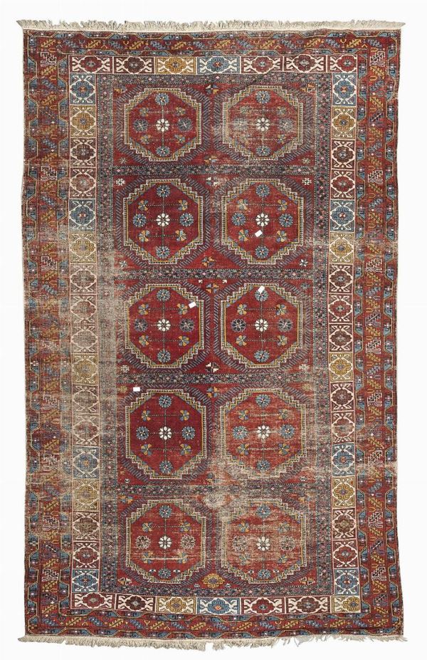 TAPPETO KAZAK A RIQUADRI