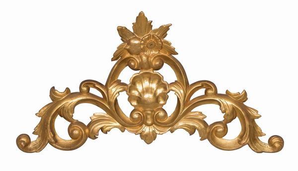 FREGIO IN LEGNO DORATO