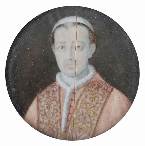 MINIATURA RITRATTO DI VESCOVO