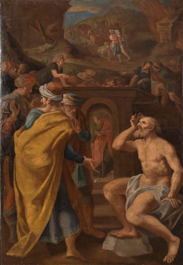EPISODIO BIBLICO DI SCUOLA DELL&#39;ITALIA CENTRALE